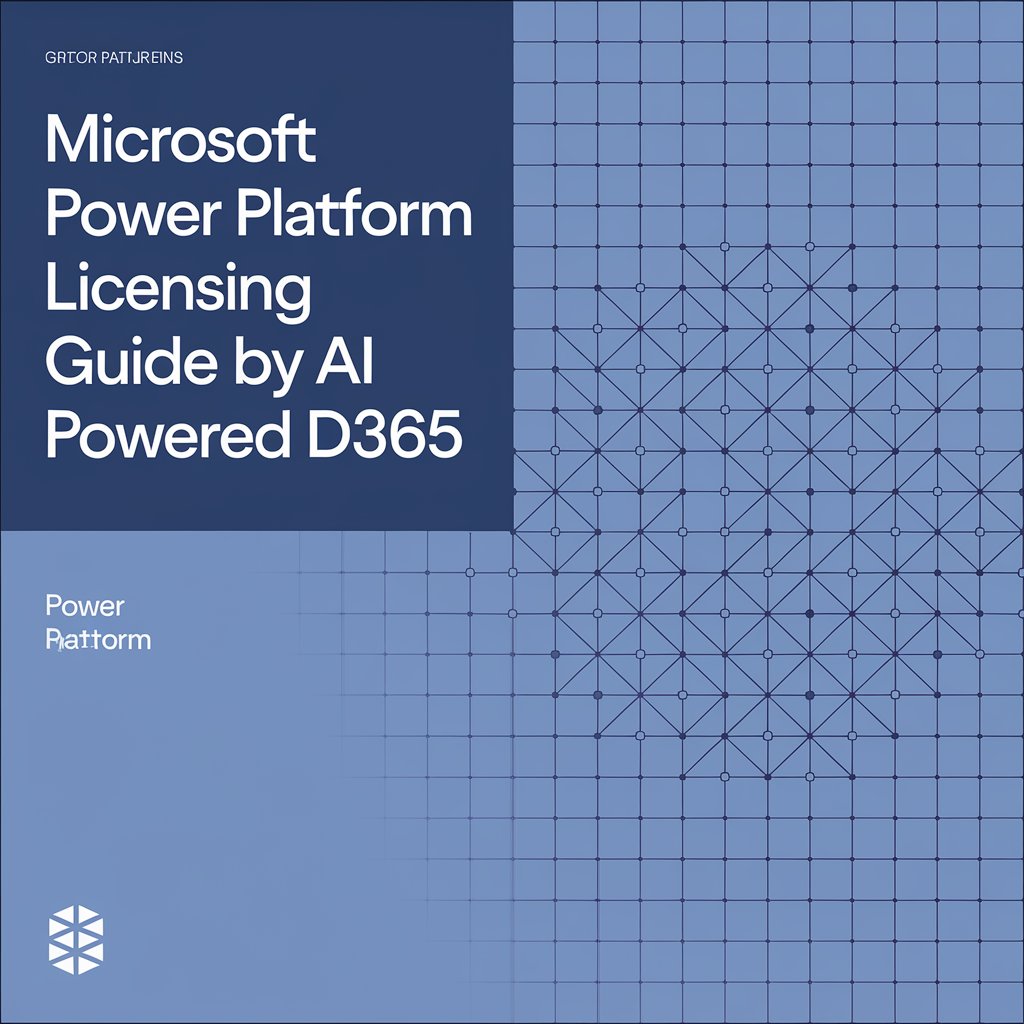 Power-Plateform-Licensing-Guide Power Platform