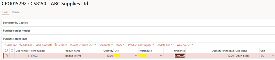 image-141 DM501 - Using the Composite Inbound ASN V3 Entity in D365FO: A Step-by-Step Guide to Create Inbound Loads via Data Projects (Part-1)