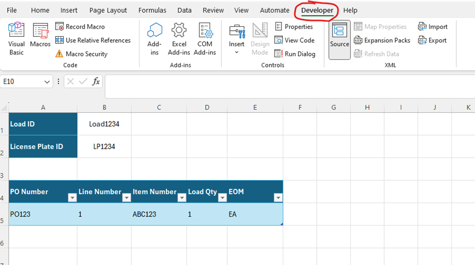 image-151 DM502 - Simplifying the Inbound ASN V3 XML Process: Converting Excel Data to XML for Non-Technical Users (Part-2)