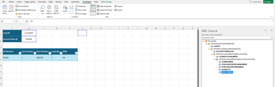 image-155 DM502 - Simplifying the Inbound ASN V3 XML Process: Converting Excel Data to XML for Non-Technical Users (Part-2)