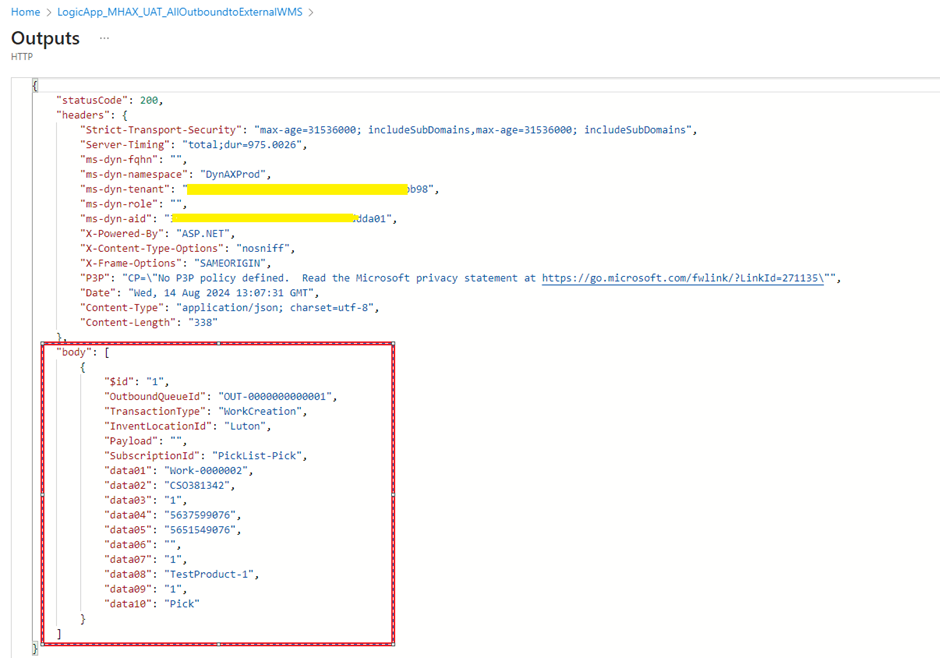 image-16 MH507 - Monitoring MHAX Alerts and Retrieving Outbound Events: Leveraging Azure Logic Apps and REST API in Dynamics 365FO