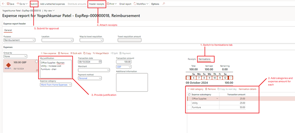 image-237 EM503 - Managing Remote Work Expenses Efficiently with Expense Management in Dynamics 365 Project Operation