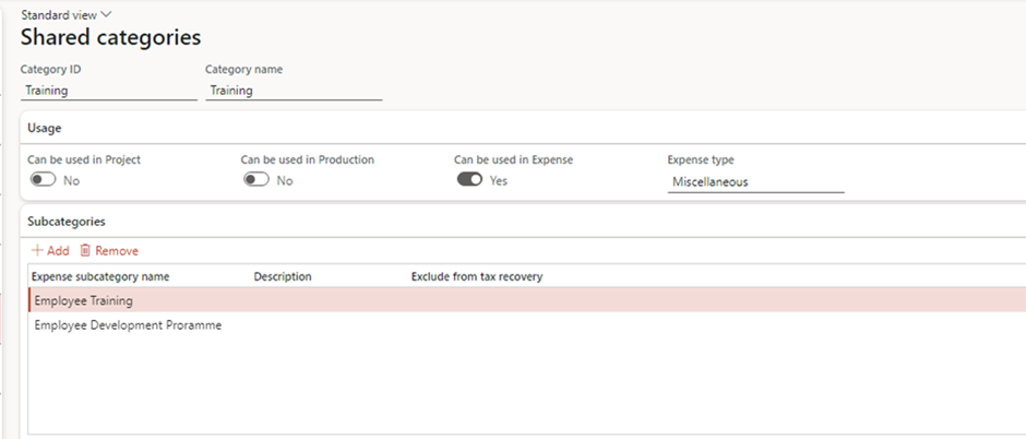 image-243 EM504 - Optimizing Training and Development Expenses using Expense Management in Dynamics 365 Project Operation