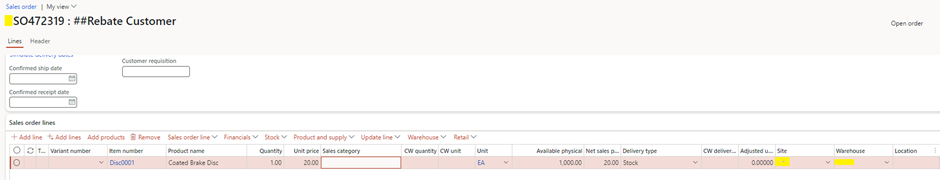 image-307 RM505 - Enhancing Business Partnerships: Prepaid Lump Sum Rebates Through Purchase Ledger in D365 SCM