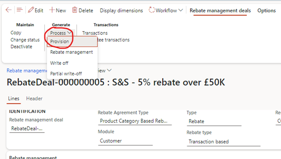 image-330 RM506 - Driving Sales with Transaction-Based Rebates: Tax Invoice Deductions for Steering and Suspension Products in D365 SCM