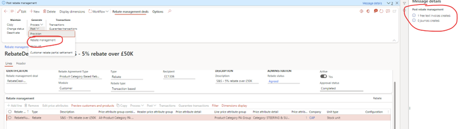 image-331 RM506 - Driving Sales with Transaction-Based Rebates: Tax Invoice Deductions for Steering and Suspension Products in D365 SCM