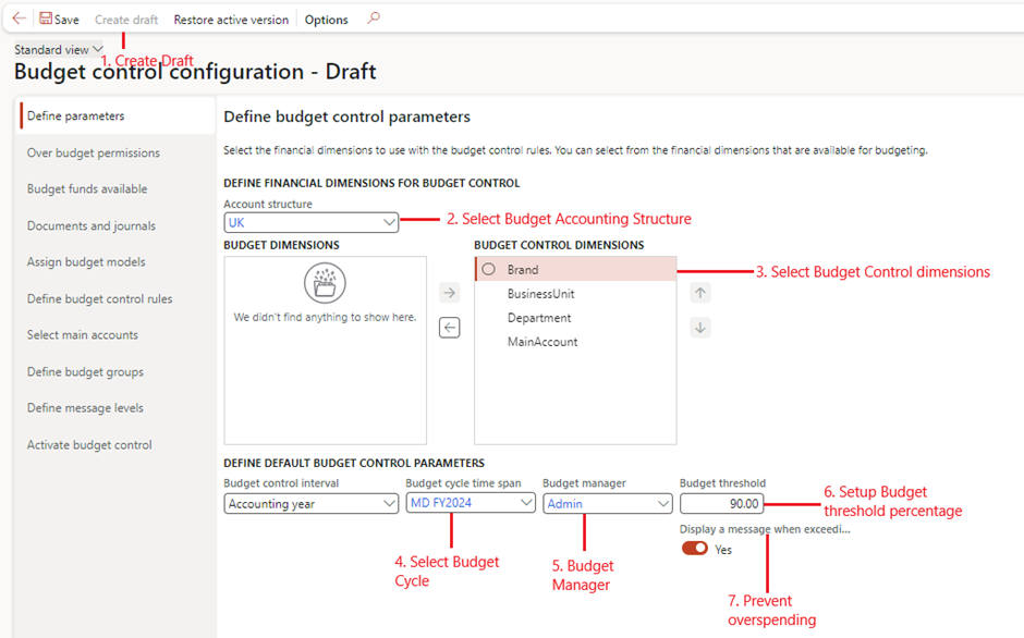 image-410 BG504 - Top-Down Budgeting in Dynamics 365 Finance: Real-World Scenarios from Planning to Control (Part-3: Budget Control)