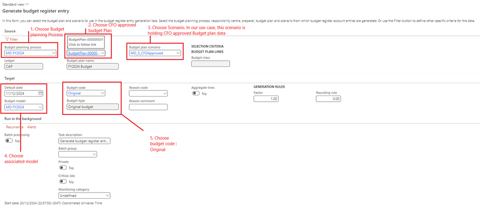 image-426 BG505 - Top-Down Budgeting in Dynamics 365 Finance: Real-World Scenarios from Planning to Control (Part-4: Budget Register Entry)