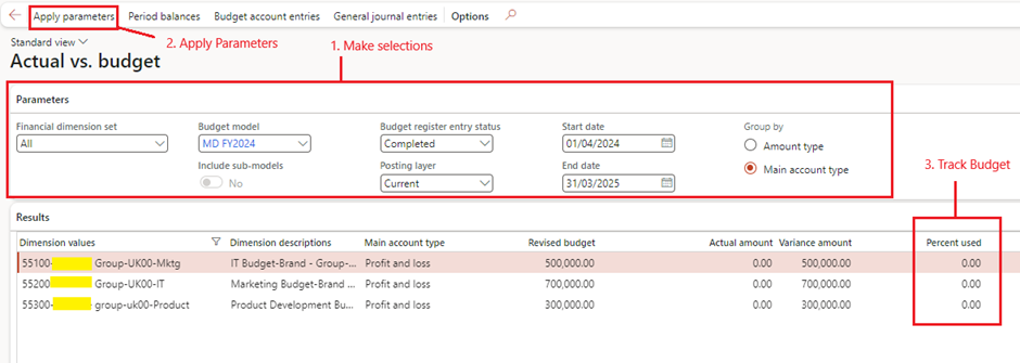 image-431 BG505 - Top-Down Budgeting in Dynamics 365 Finance: Real-World Scenarios from Planning to Control (Part-4: Budget Register Entry)