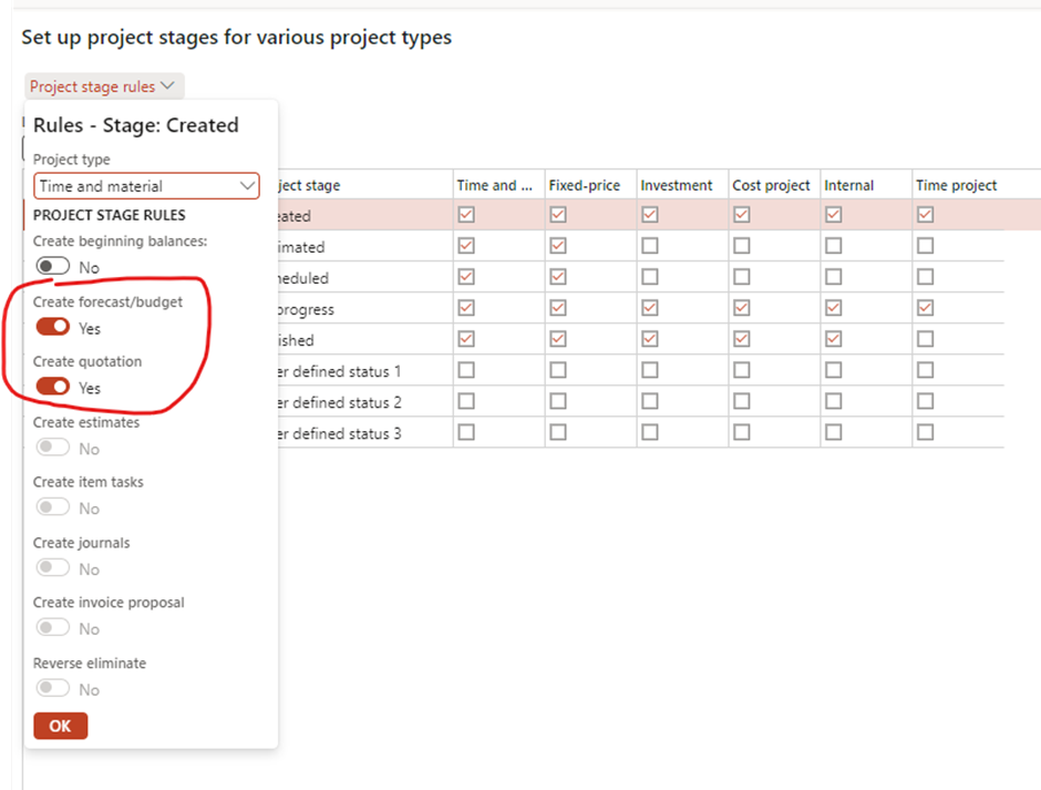 image-468 PM504 - Comprehensive Guide to Setting Up Project Stages and Rules in Dynamics 365 Finance