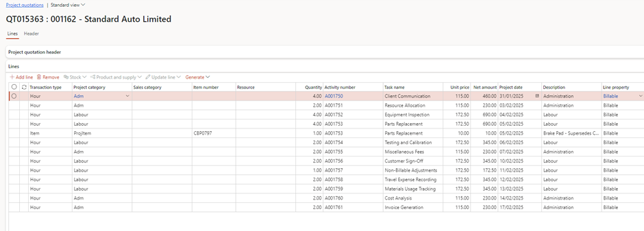 image-529 PM507 - How to Manage Time and Material (NO WIP) Projects in D365 Finance Project Management and Accounting