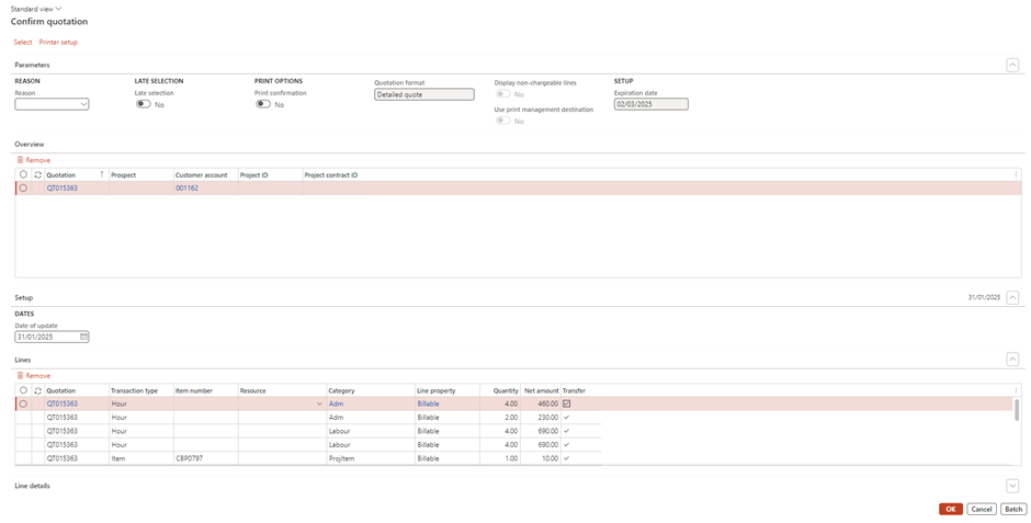 image-538 PM507 - How to Manage Time and Material (NO WIP) Projects in D365 Finance Project Management and Accounting