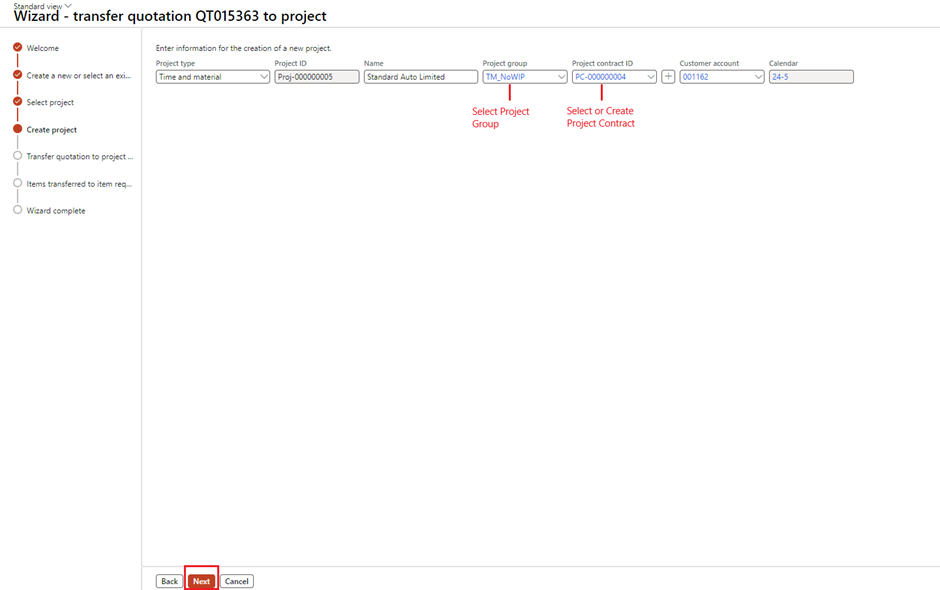 image-544 PM507 - How to Manage Time and Material (NO WIP) Projects in D365 Finance Project Management and Accounting