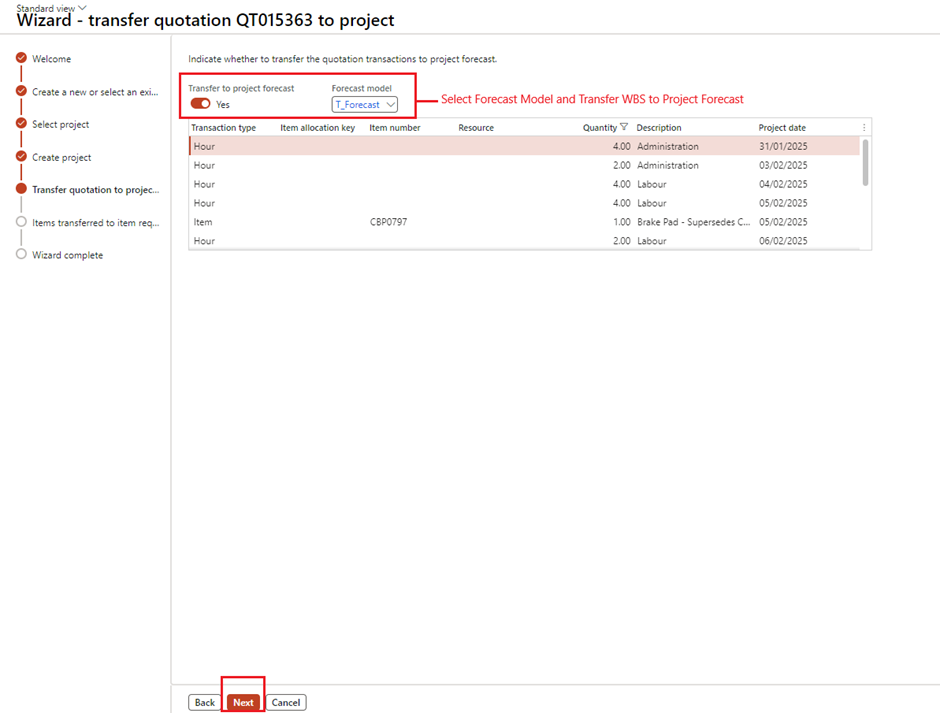 image-545 PM507 - How to Manage Time and Material (NO WIP) Projects in D365 Finance Project Management and Accounting