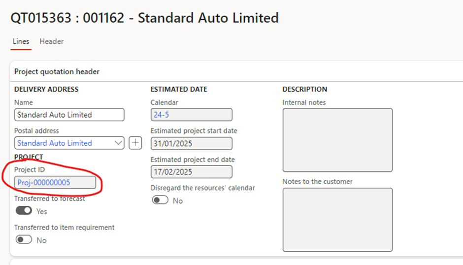 image-547 PM507 - How to Manage Time and Material (NO WIP) Projects in D365 Finance Project Management and Accounting