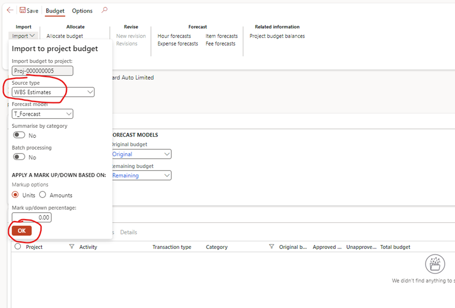 image-554 PM507 - How to Manage Time and Material (NO WIP) Projects in D365 Finance Project Management and Accounting