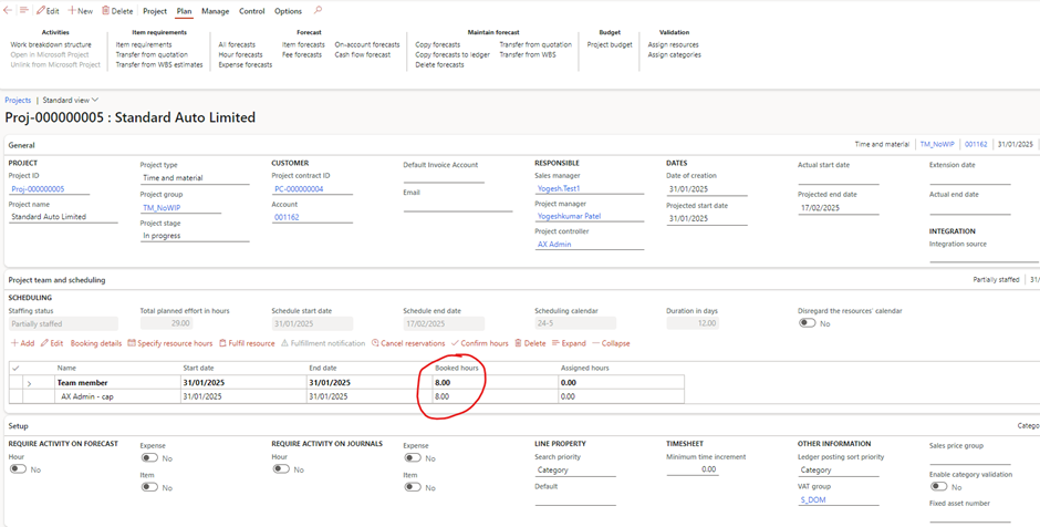 image-571 PM507 - How to Manage Time and Material (NO WIP) Projects in D365 Finance Project Management and Accounting