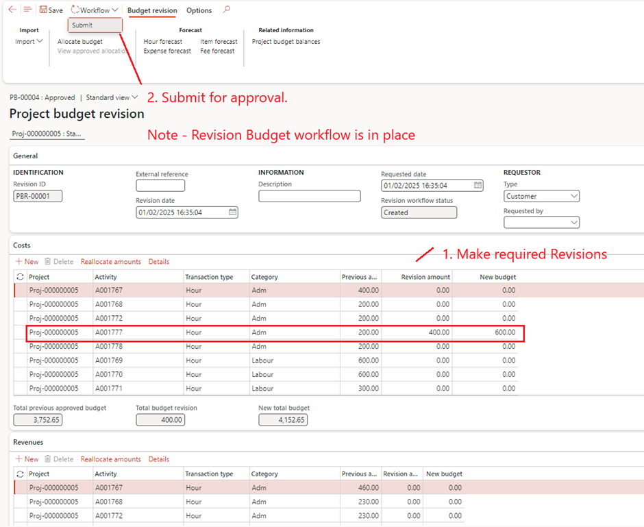 image-586 PM507 - How to Manage Time and Material (NO WIP) Projects in D365 Finance Project Management and Accounting