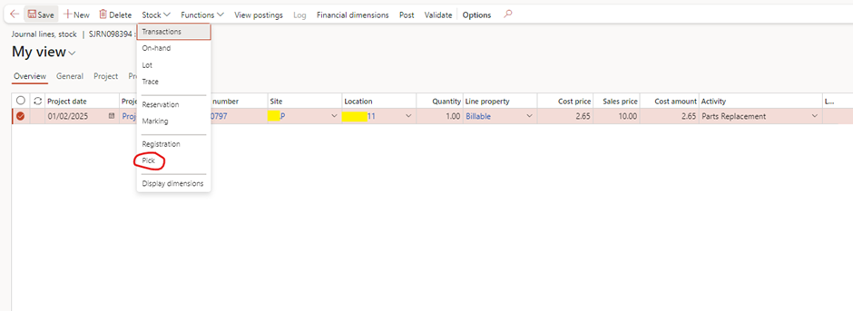 image-593 PM507 - How to Manage Time and Material (NO WIP) Projects in D365 Finance Project Management and Accounting