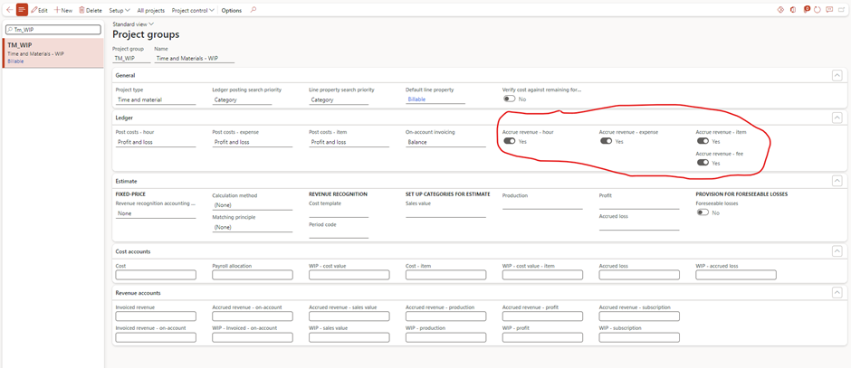 image-613 PM508 - How to Manage Time and Material (WIP) Projects in D365 Finance Project Management and Accounting