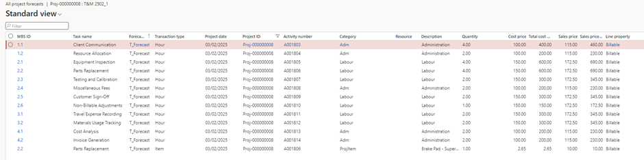 image-619 PM508 - How to Manage Time and Material (WIP) Projects in D365 Finance Project Management and Accounting