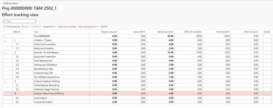 image-632 PM508 - How to Manage Time and Material (WIP) Projects in D365 Finance Project Management and Accounting