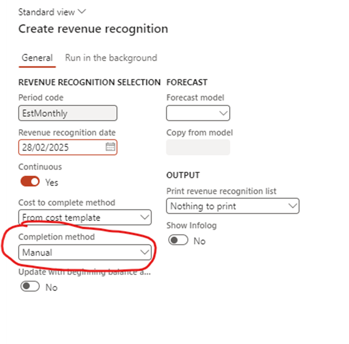 image-690 PM509 - Fixed Price Projects: Percentage Completed in Dynamics 365 Finance Project Management and Accounting