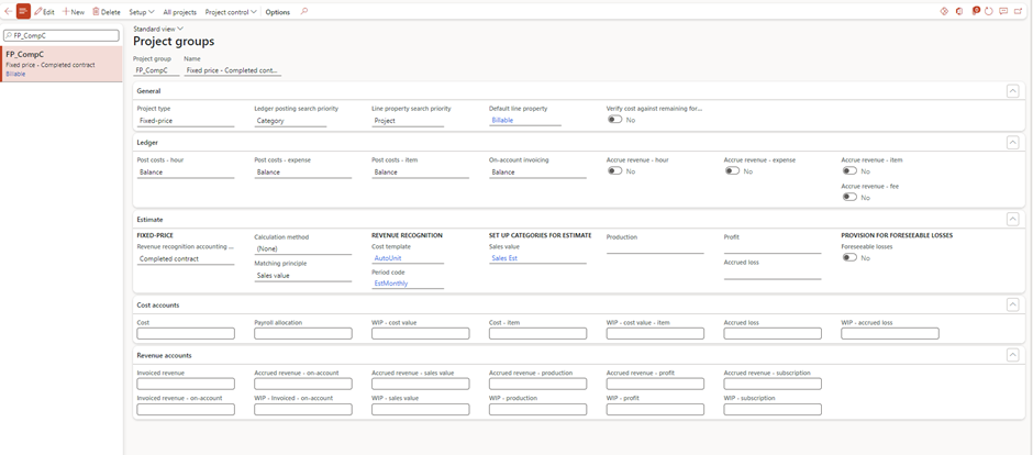 image-700 PM510 - Fixed Price Projects: Completed Contract Revenue Recognition in Dynamics 365 Finance