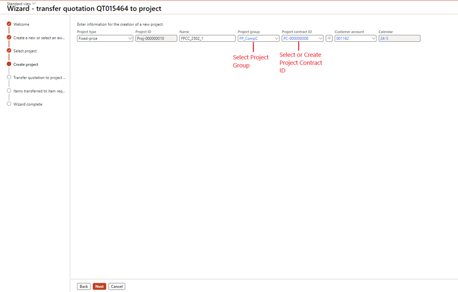 image-703 PM510 - Fixed Price Projects: Completed Contract Revenue Recognition in Dynamics 365 Finance