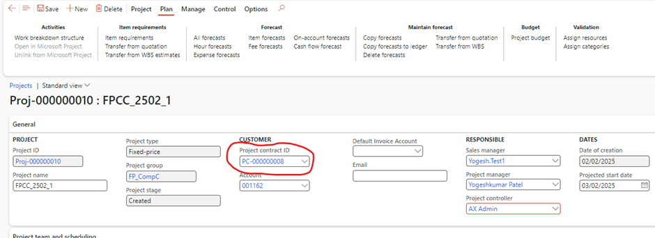 image-714 PM510 - Fixed Price Projects: Completed Contract Revenue Recognition in Dynamics 365 Finance