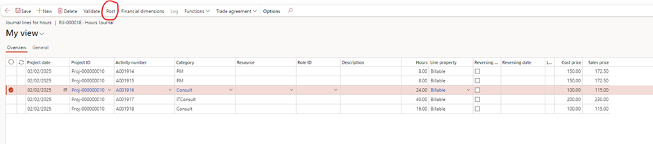 image-721 PM510 - Fixed Price Projects: Completed Contract Revenue Recognition in Dynamics 365 Finance