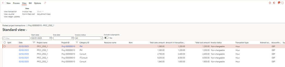 image-722 PM510 - Fixed Price Projects: Completed Contract Revenue Recognition in Dynamics 365 Finance