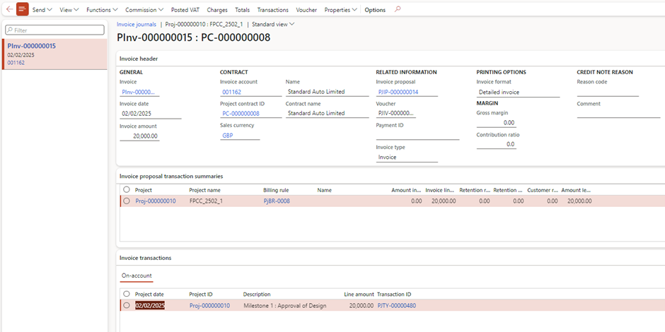 image-730 PM510 - Fixed Price Projects: Completed Contract Revenue Recognition in Dynamics 365 Finance