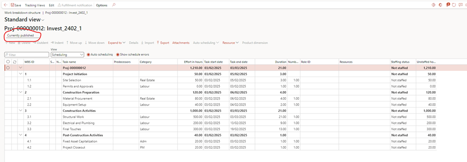 image-749 PM511 - Elevating Investment Projects: Transforming Costs into Fixed Assets in Dynamics 365 Finance