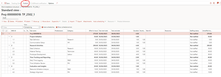 image-832 PM514 - Time Projects: Tracking Employee Time for Non-Billable Activities in D365 Finance