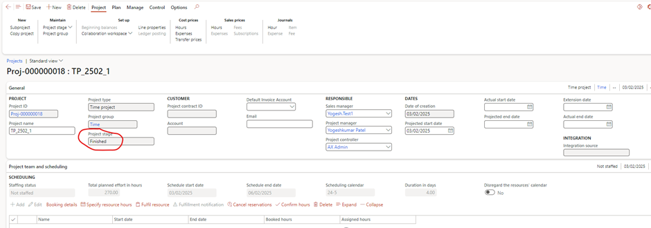 image-845 PM514 - Time Projects: Tracking Employee Time for Non-Billable Activities in D365 Finance