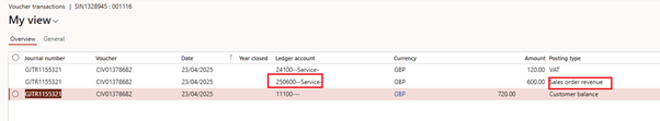image-106 SB515 β Deferral Schedule Generation and Journal Entry Posting in D365 Subscription Billing