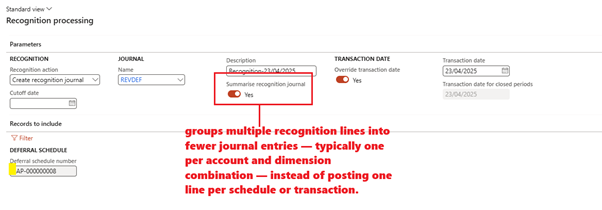 image-118 SB515 β Deferral Schedule Generation and Journal Entry Posting in D365 Subscription Billing