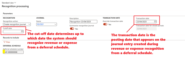 image-119 SB515 β Deferral Schedule Generation and Journal Entry Posting in D365 Subscription Billing