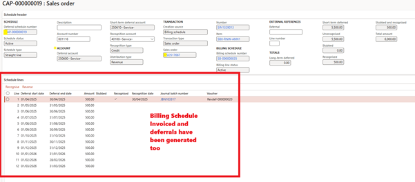 image-12 SB521 โ Advanced Deferral Adjustments and Corrections in D365 Subscription Billing