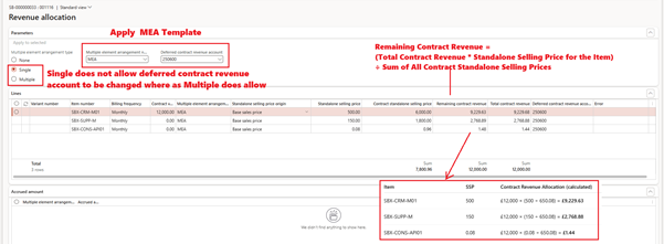 image-8 SB520 โ Advanced Topics in Revenue Deferrals: Waterfall Forecasting and Multi-Element Allocations in D365 Subscription Billing