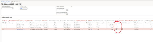 image-9 SB520 โ Advanced Topics in Revenue Deferrals: Waterfall Forecasting and Multi-Element Allocations in D365 Subscription Billing